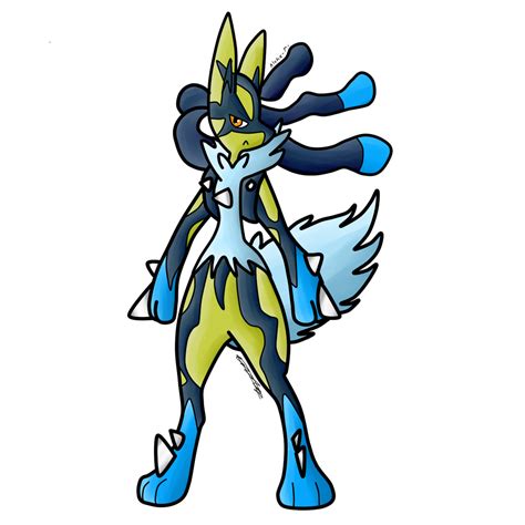 shiny mega lucario|lucario imágenes.